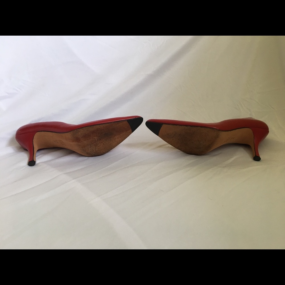Red Vaneli Pointy Toe Heels-Approx 3” - image 5